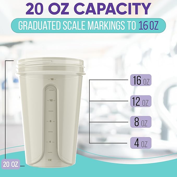 Gray and White - 20 oz