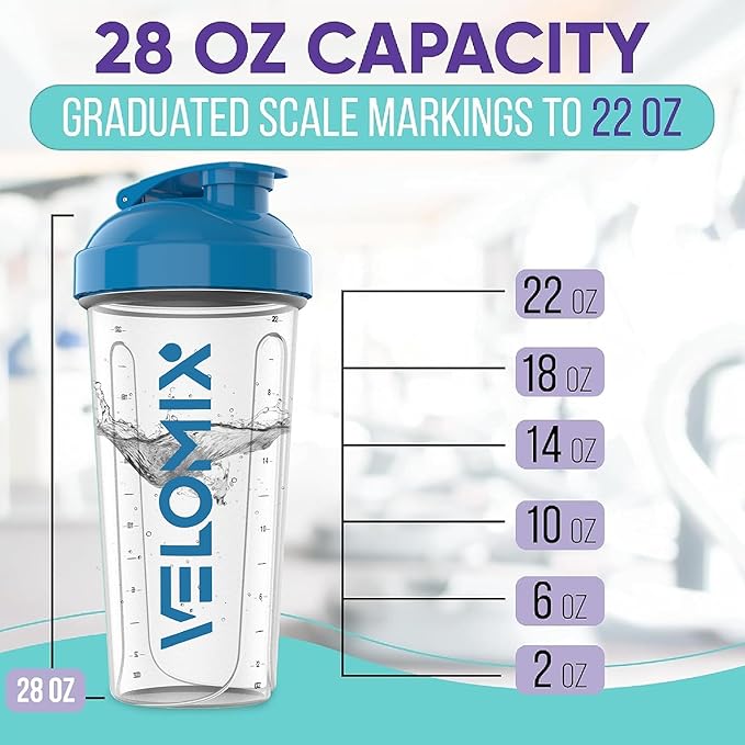 Blue & Transparent - 28 oz