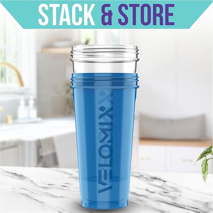 Blue & Transparent - 28 oz