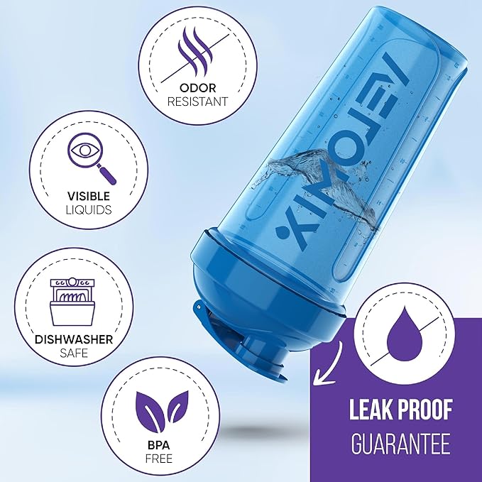 Blue & Transparent - 28 oz