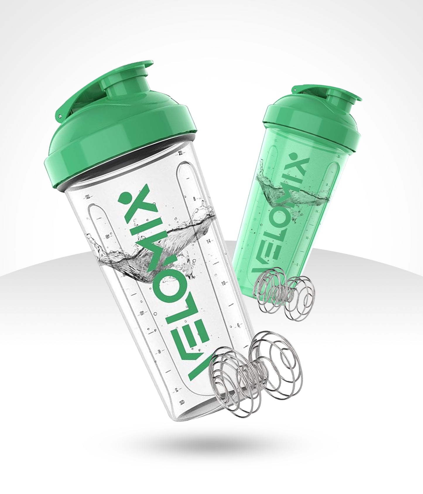 Electric Torquoise & Clear - 28 oz