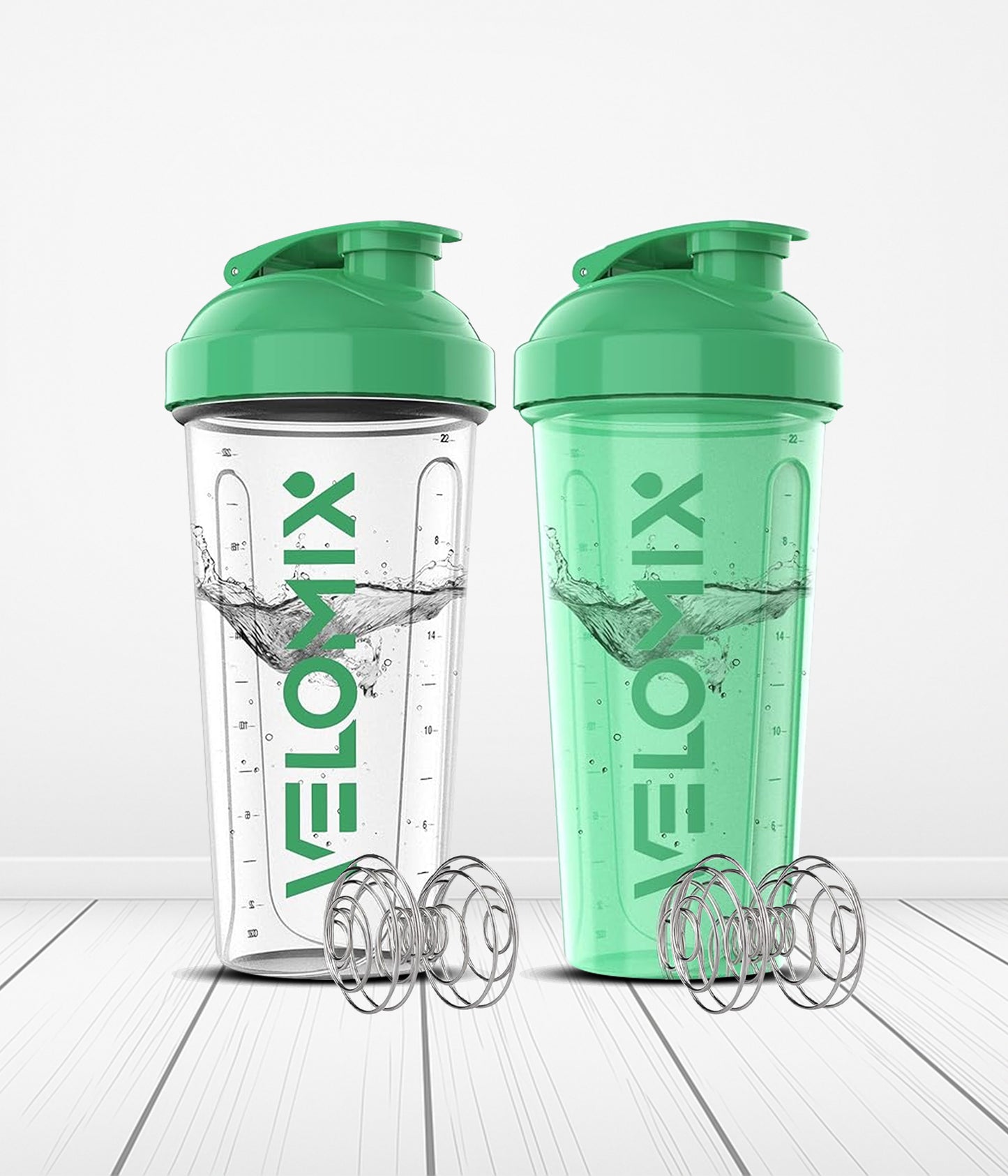Electric Torquoise & Clear - 28 oz