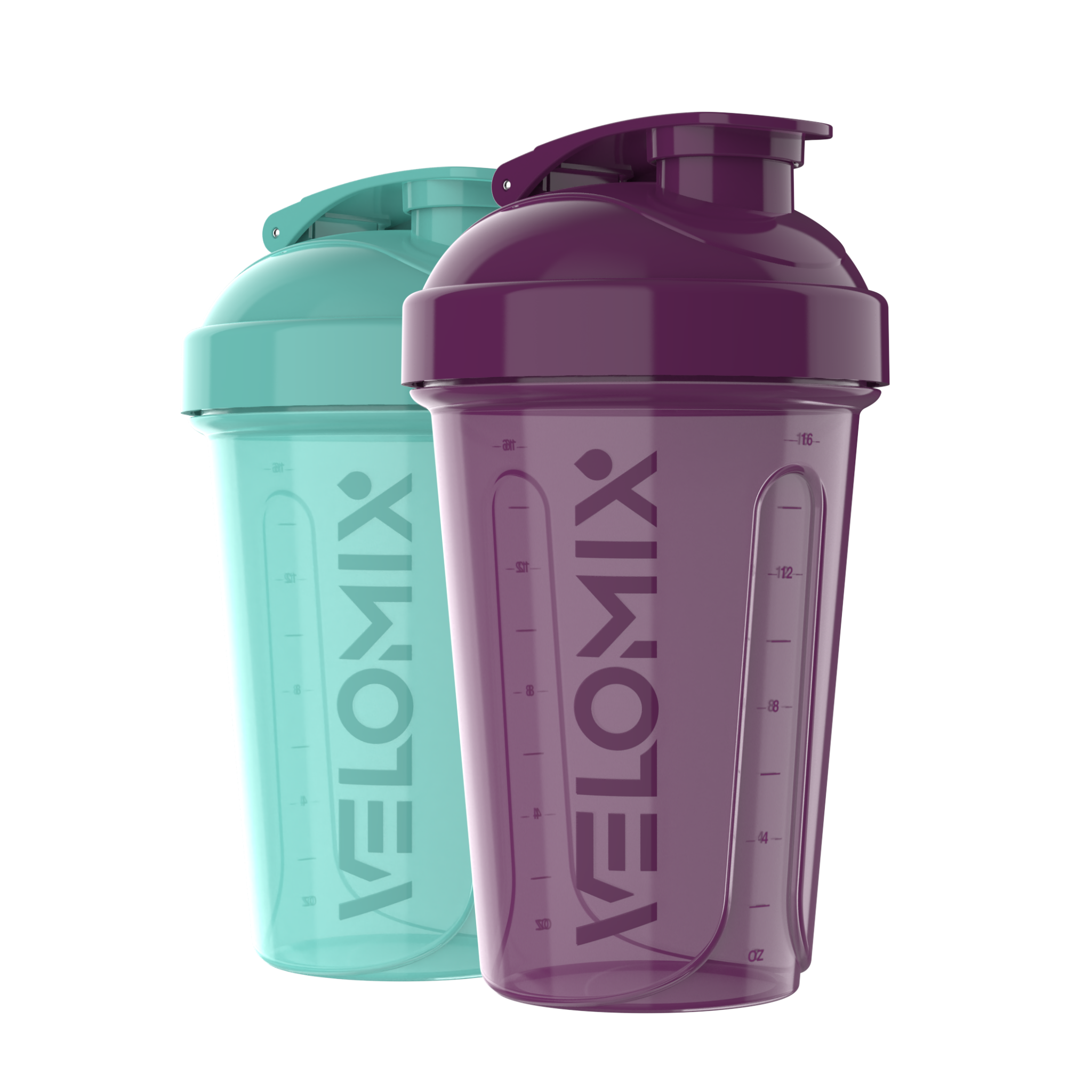 Velomix Aura Series Leak Proof Shaker Bottle – 2 Pack 20 oz