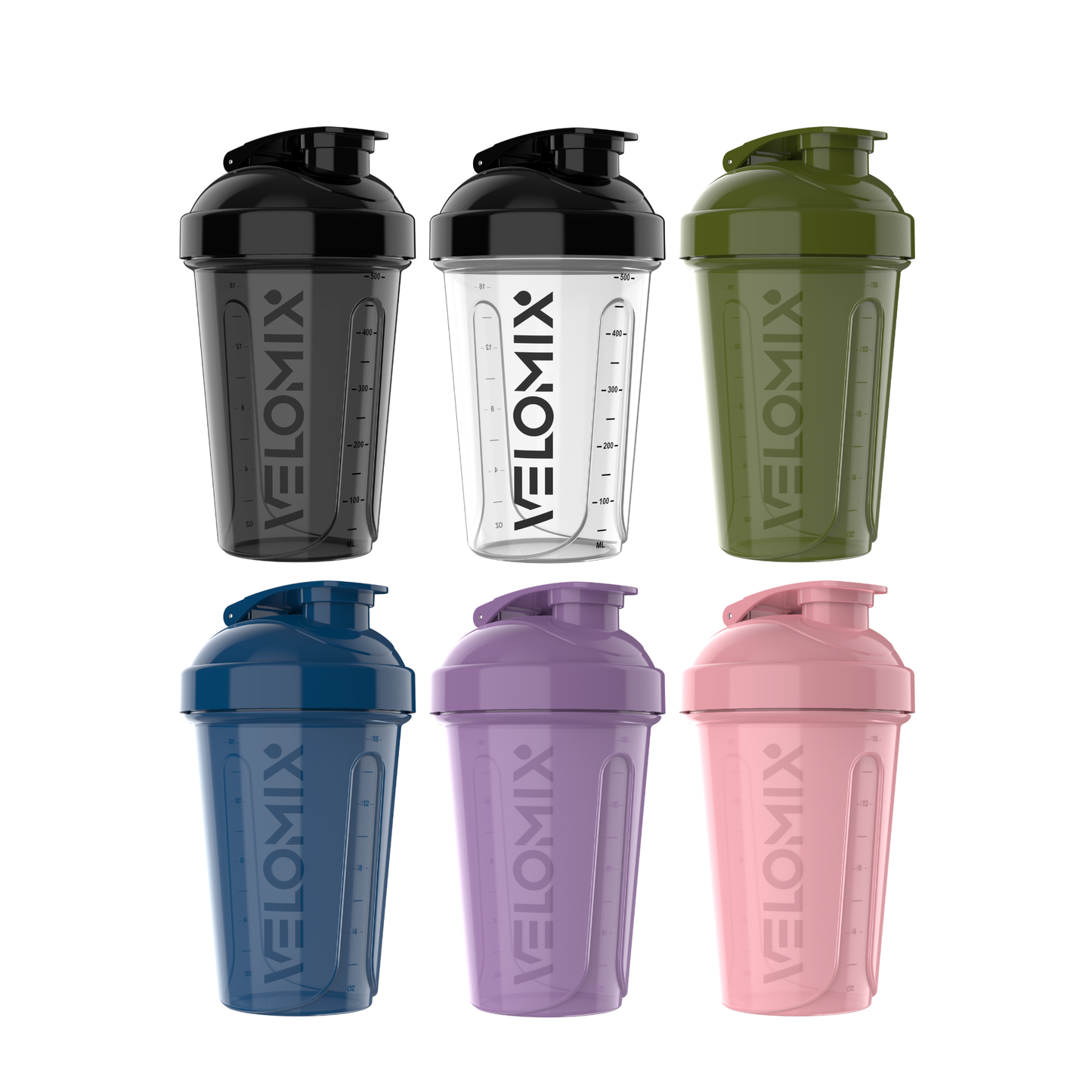6 Pack - 20 oz Shaker Bottle - Core Series