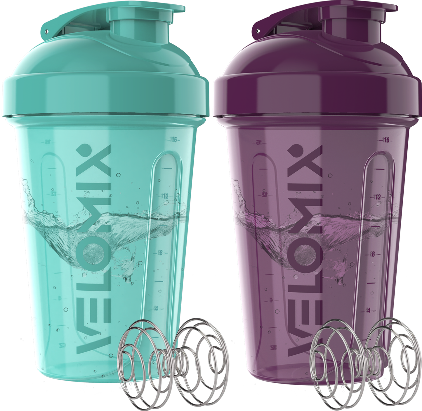 2 Pack - 20 oz Shaker Bottle - Aura Series