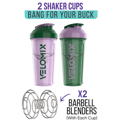2 Pack - 28 oz Shaker Bottle - Signature Series