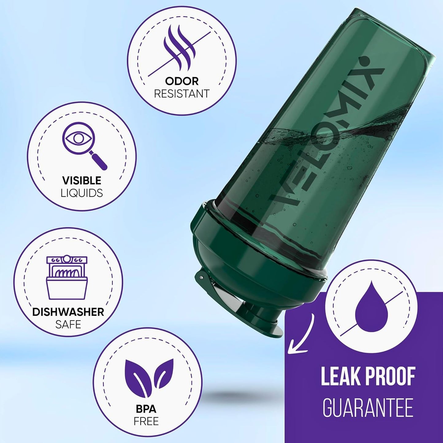 6 Pack - 28 oz Shaker Bottle - Core Series