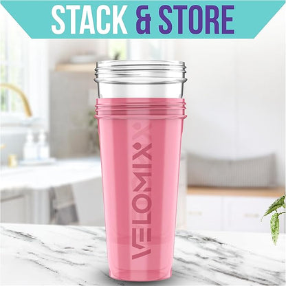 Pink & Clear- 28 oz