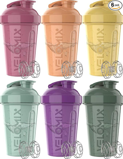 6 Pack - 20 oz Shaker Bottle - Aura Series