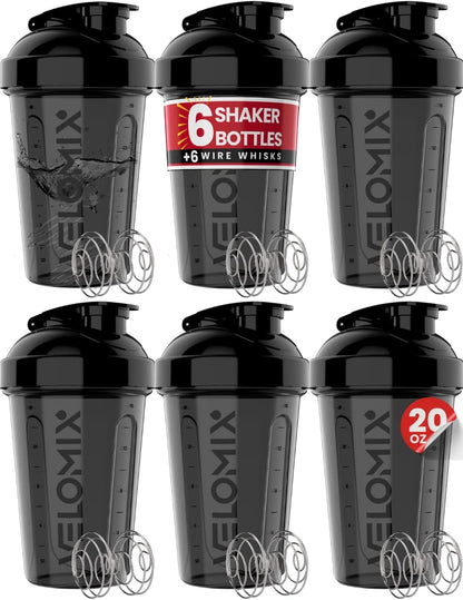 6 Pack - 20 oz Shaker Bottle - Core Series