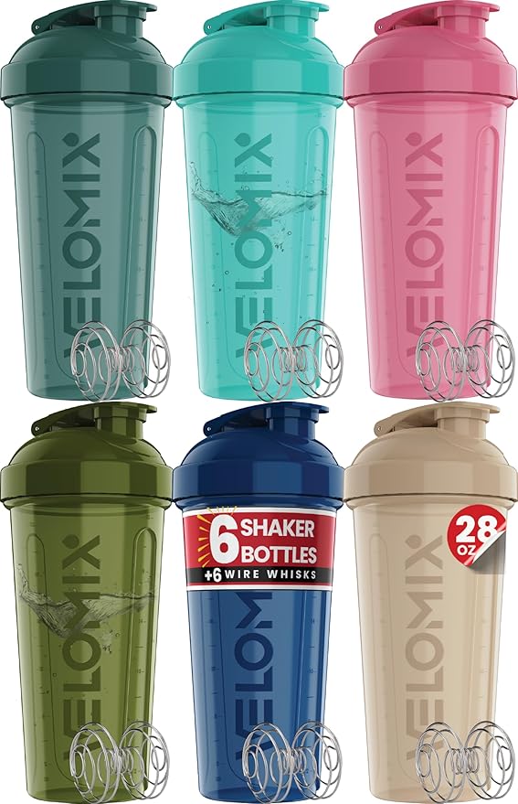 6 Pack - 28 oz Shaker Bottle - Power Series