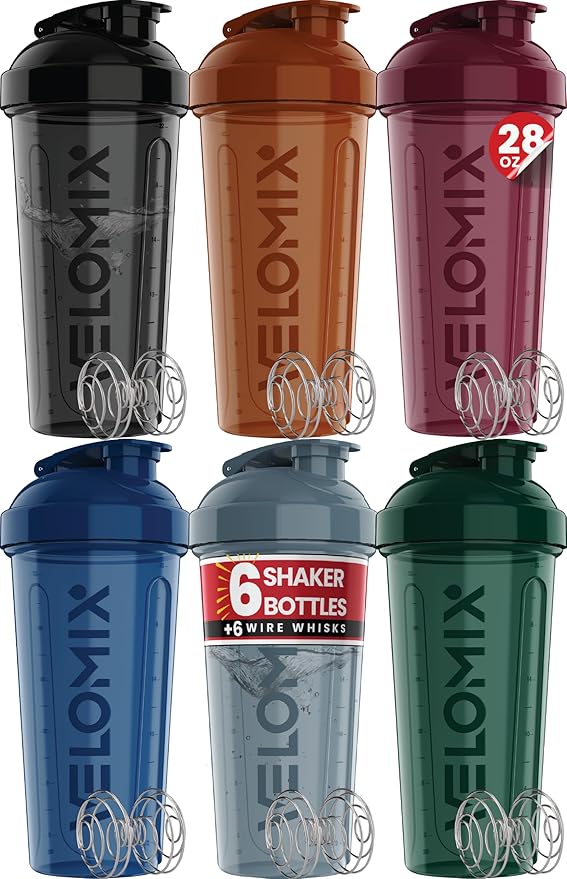 6 Pack - 28 oz Shaker Bottle - Power Series
