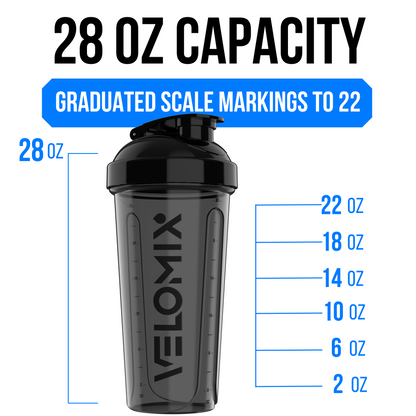6 Pack - 28 oz Shaker Bottle - Power Series