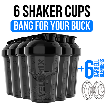 6 Pack - 20 oz Shaker Bottle - Core Series
