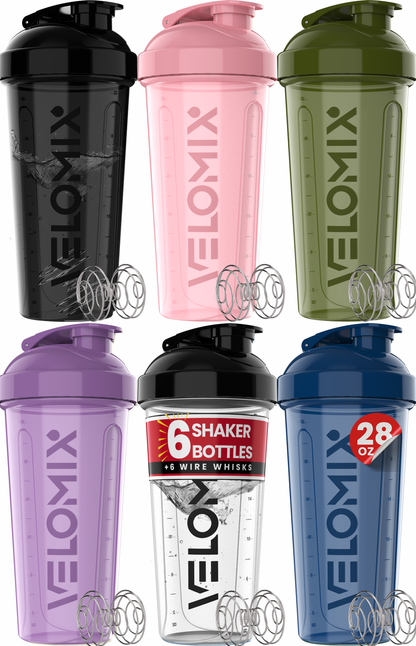 6 Pack - 28 oz Shaker Bottle - Core Series
