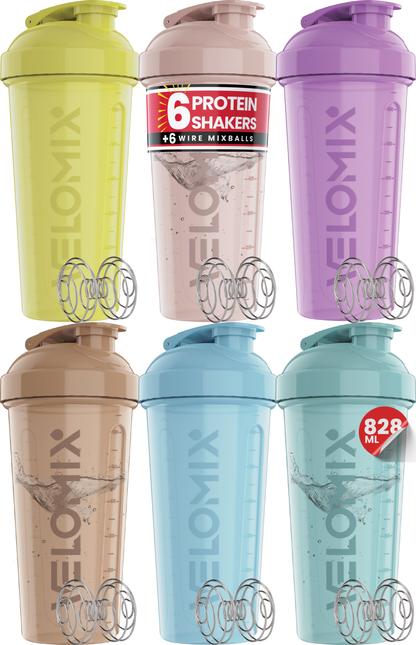 6 Pack - 28 oz Shaker Bottle - Core Series