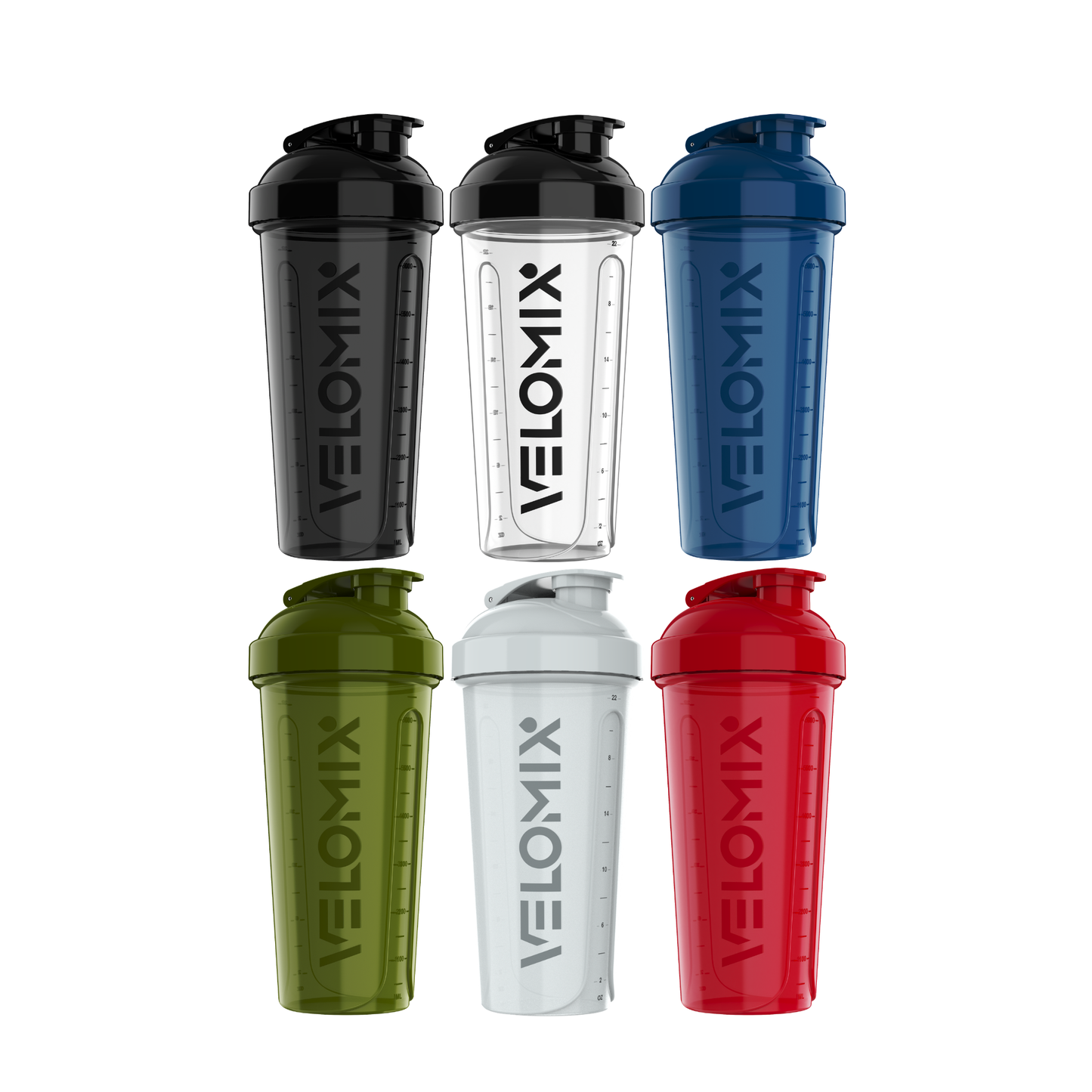 6 Pack - 28 oz Shaker Bottle - Power Series
