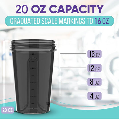 2 Pack - 20 oz Shaker Bottle - Core Series