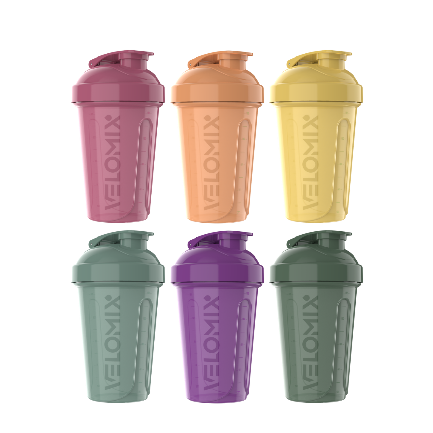 6 Pack - 20 oz Shaker Bottle - Aura Series