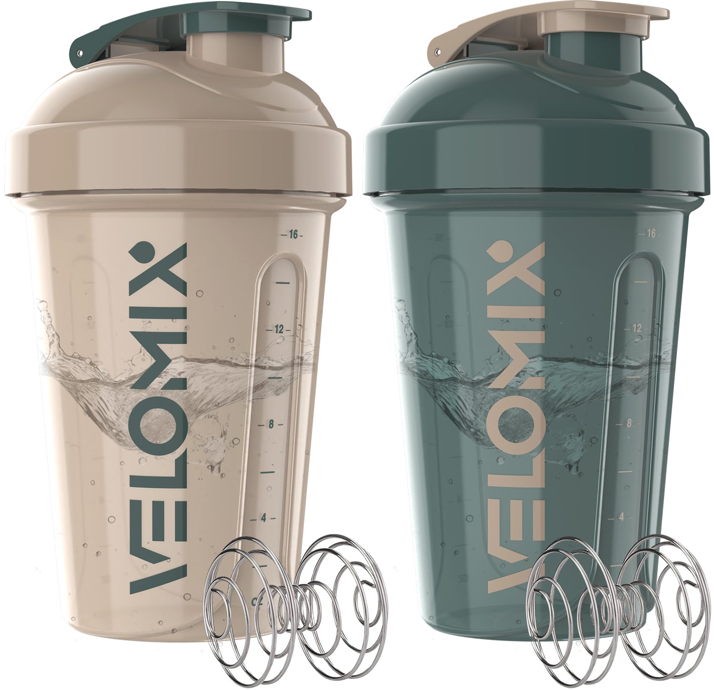 2 Pack - 20 oz Shaker Bottle - Aura Series
