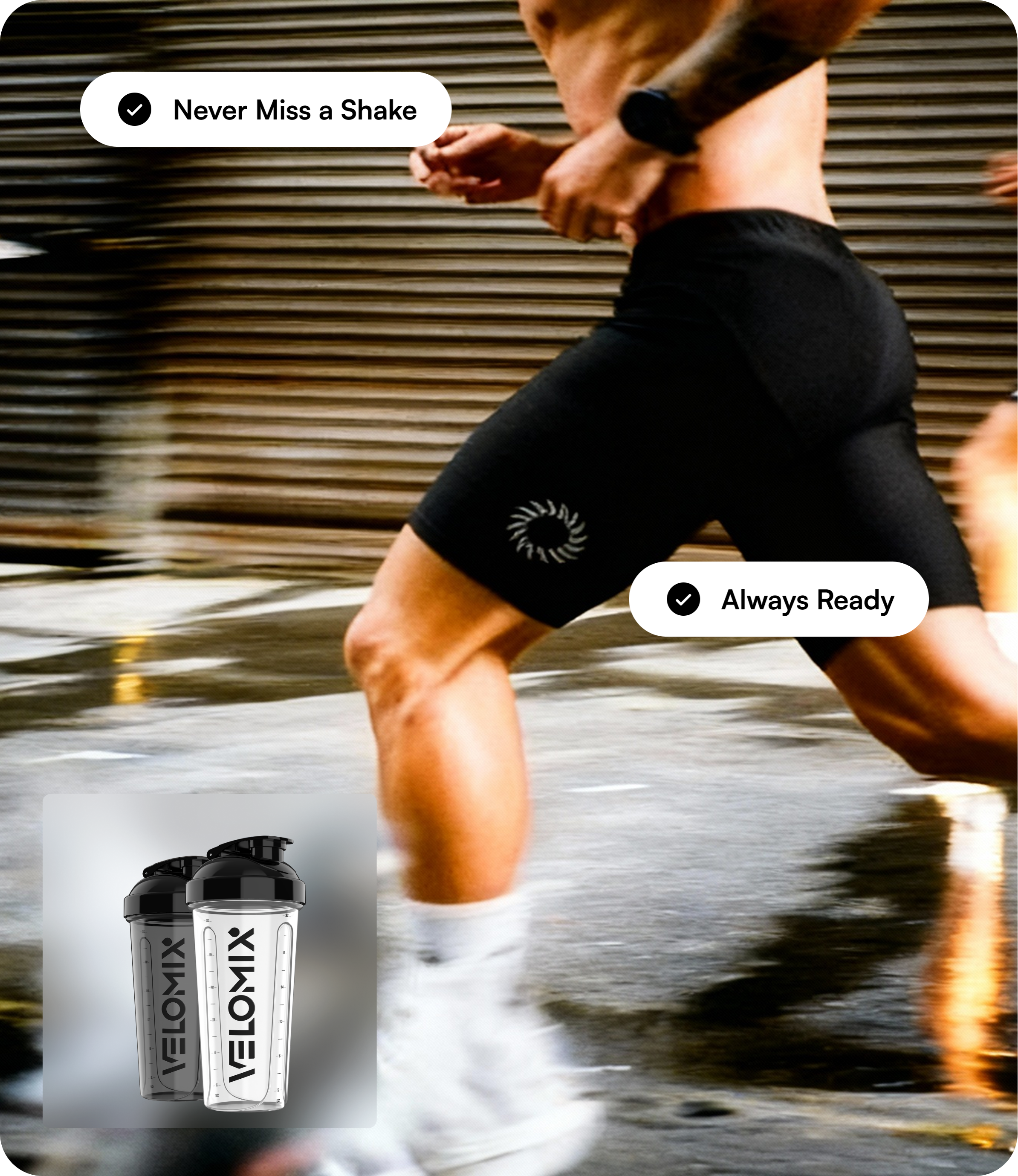 No washing between meals or workouts